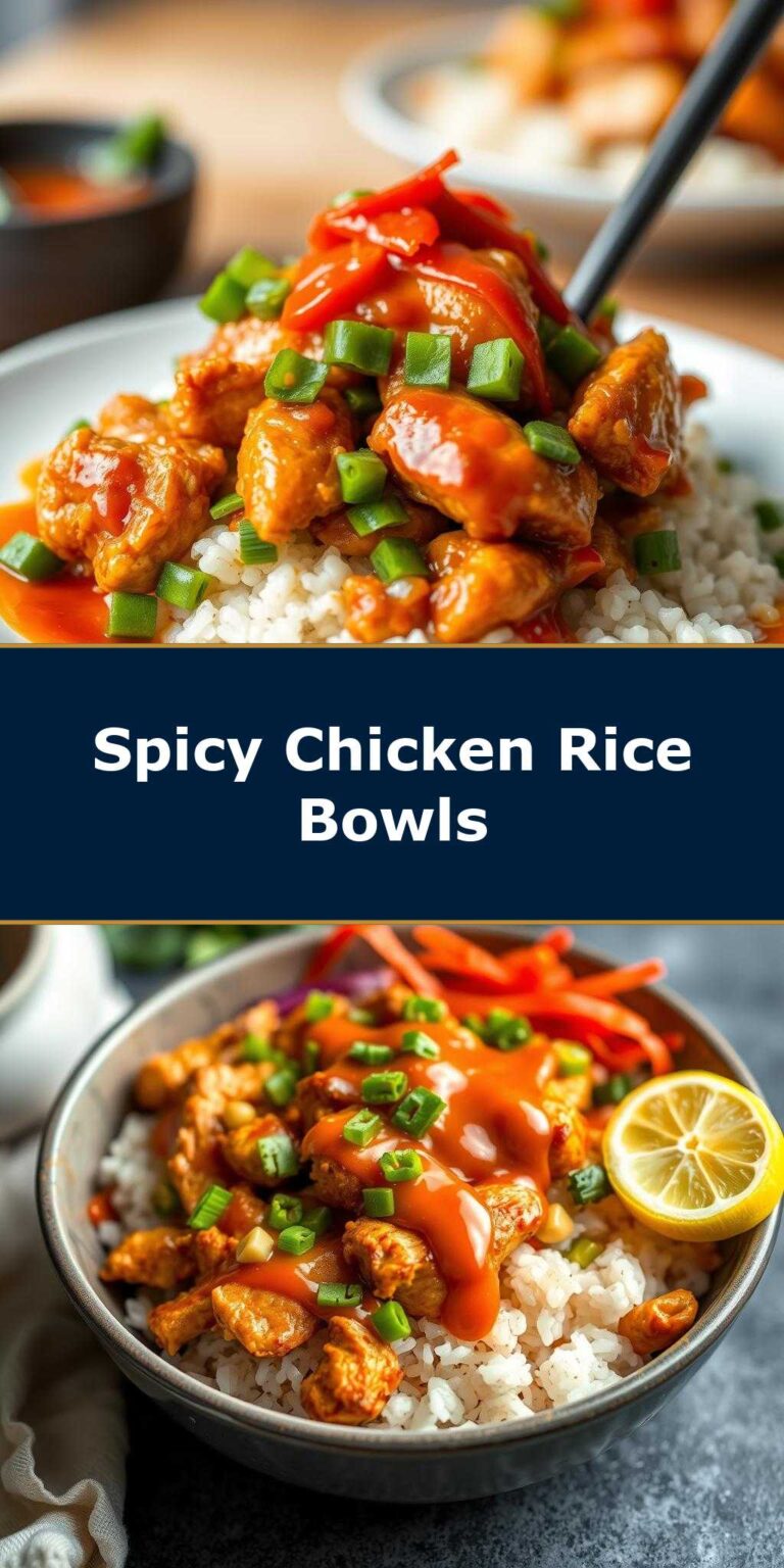 Spicy Chicken Rice Bowls – Alchemicbites
