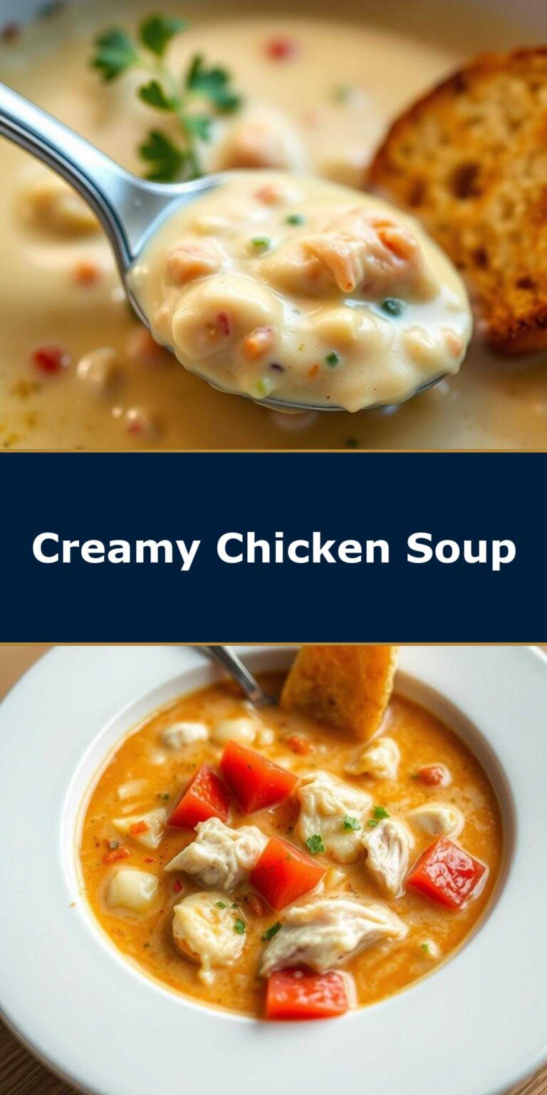 Creamy Chicken Soup – Alchemicbites