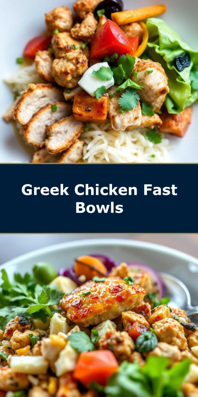 Fast Bowl Greek Chicken Fast Bowls – Alchemicbites