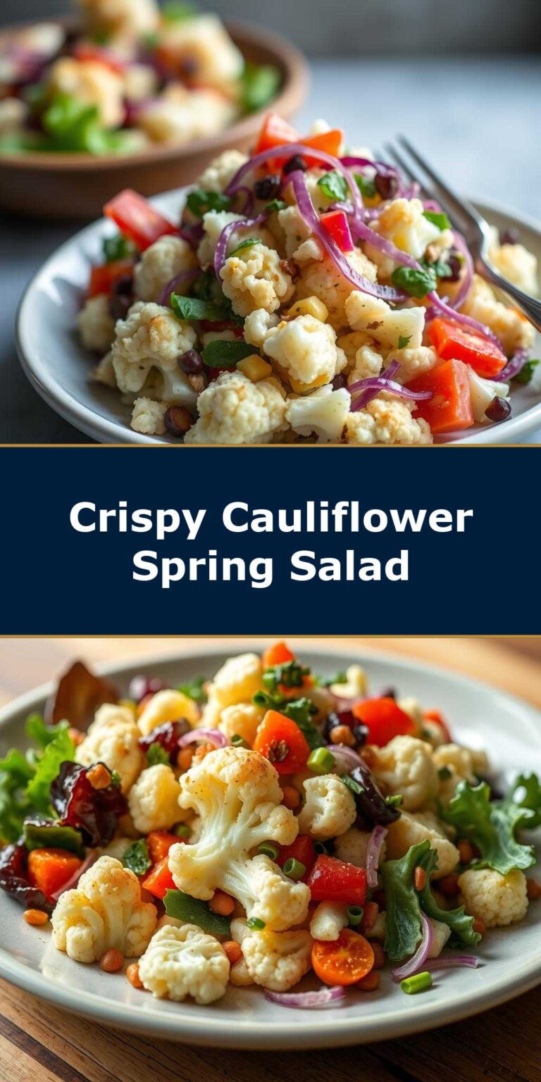 Crispy Cauliflower Spring Salad – Alchemicbites